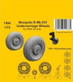 Mosquito B Mk.XVI Undercarriage Wheels / Airfix kit only