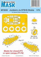 Junkers Ju 87D/G Stuka Mask / for Special Hobby and Academy kits