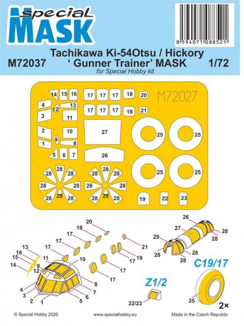Tachikawa Ki-54Otsu / Hickory  Gunner Trainer MASK