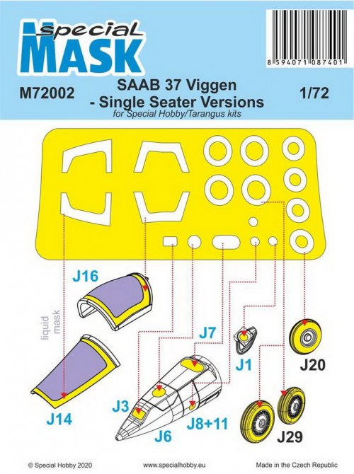 SAAB 37 Viggen Single Seater Mask