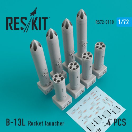 B-13L  Rocket launcher (4 pcs)  (Su-17/24/25/30/34, MiG-27/29, YAK-130)