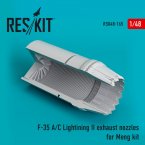 F-35 (A/) Lightning II exhaust nozzles for Meng Kit
