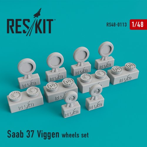 Saab 37 Viggen Wheels Set