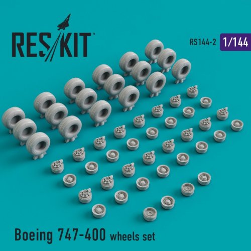 Boeing 747-400 wheels set
