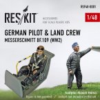 German Pilot and Land Crew