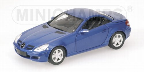 !  ! MERCEDES BENZ SLK-CLASS - WITH MOVABLE ROOF - 2004 - BLUE METALLIC