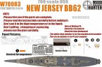 WWII USS New Jersey BB62 (for Tamiya 31614 )
