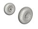    P-51D Mustang Wheels (Diamond and Hole Tread (Special Hobby)