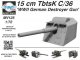    15 cm TbtsK C/36 WWII German Destroyer Gun (CMK)
