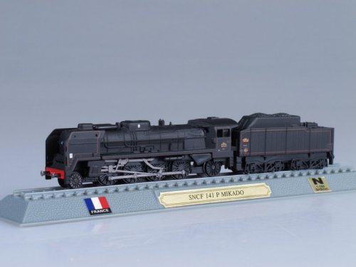 SNCF 141 P MIKADO Steam locomotive wheel arrangement 141 France 1942