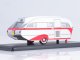    Aero Flite Falcon Travel Trailer, silver/red (Neo Scale Models)