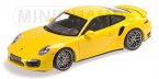Porsche 911 Turbo S (991) - 2013 - yellow w. silver wheels