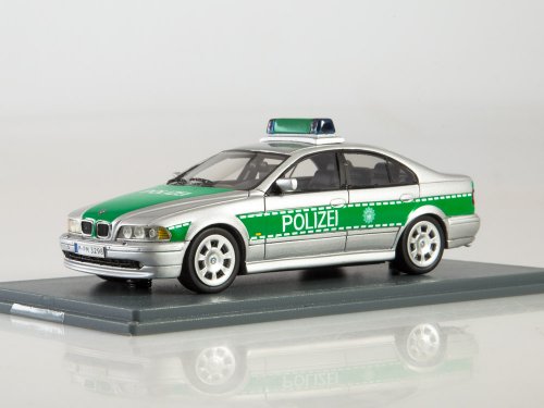 BMW E39 Polizei Silver Green 2002