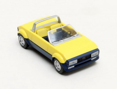 PEUGEOT 104 Peugette Pininfarina 1976 Yellow/Blue
