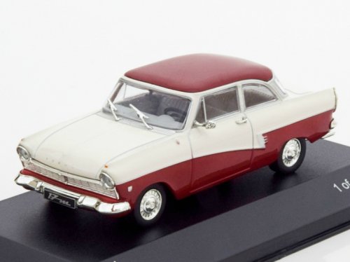 FORD TAUNUS 17M P2 De Luxe Coup 1957 Dark Red/White
