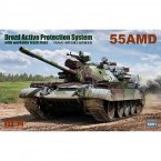T-55AMD Drozd Active Protection System with workable track links