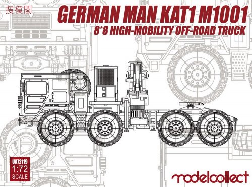 German MAN KAT1M1001 8*8 HIGH-Mobility off-road truck