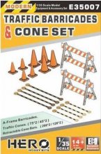 Raffic Barricades & Cone Set