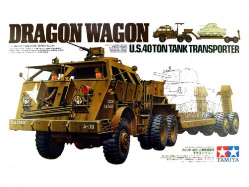 U.S. 40 Ton Tank Transporter Dragon Wagon    ,     .