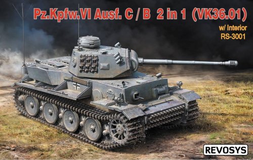 Pz.Kpfw.VI Ausf C/B (VK36.01) 2 in 1 w/ interior