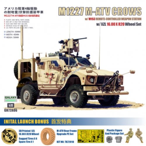 M-ATV M1277 W/M153 Rmotecontrolle D Weapon Station