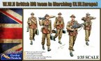 W.W.II British MG Team Marching