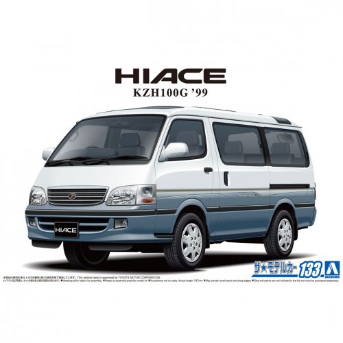 1 24 Toyota HiAce Super Custom G 99 Aoshima
