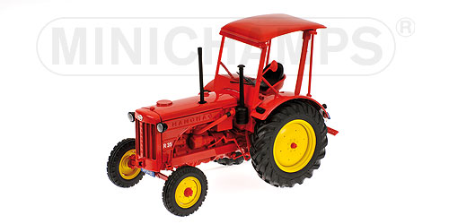 Hanomag R35 - farm tractor with roof - 1955 - red