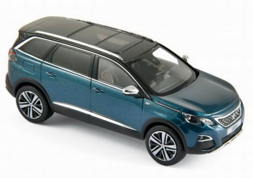 1 43 PEUGEOT 5008 GT 2016 Emerald Crystal Blue Norev