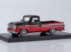Dodge D 100 Sweptside Pick Up, black/red 1959