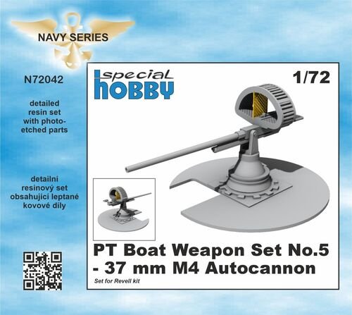 PT Boat Weapon Set No.5 - 37 mm M4 Autocannon