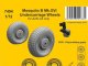    Mosquito B Mk.XVI Undercarriage Wheels / Airfix kit only (CMK)