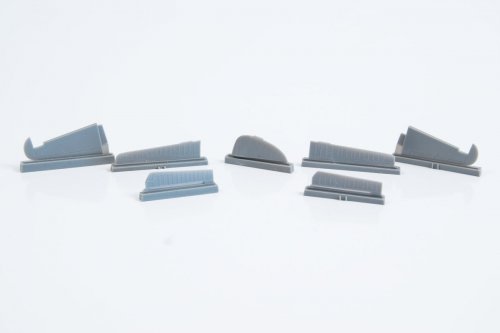 Ki-84-I(Ko) Hayate  Control Surfaces Set / for Hasegawa kit