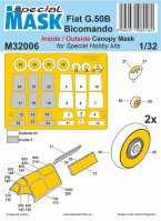 Fiat G.50B Bicomando MASK 1/32