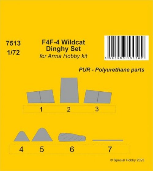 F4F-4 Wildcat Dinghy / for Arma Hobby kit