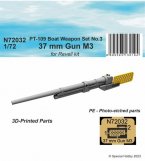 PT-109 Boat Weapon Set No.3 - 37 mm Gun M3