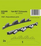 Yak-9T Exhausts