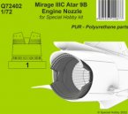 Mirage IIIC Atar 9B Engine Nozzle  / for Special Hobby kit