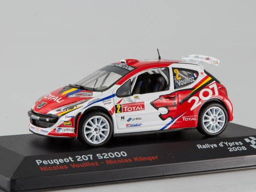 Peugeot 207 S2000 2, Nicolas Vouilloz - Nicolas Klinger, Rallye d'Ypres, 2008