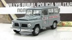 Willys Rural Wagon Полиция Бразилии, с журналом Полицейские машины мира №60