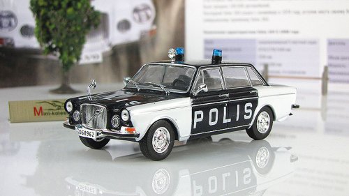 Volvo 164 Полиция Швеции, с журналом Полицейские машины мира №77
