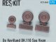     DeHavilland DH.110 Sea Vixen wheels set (ResKit)