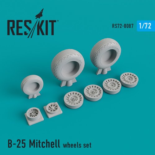   North American B-25 Mitchell wheels set