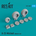   North American B-25 Mitchell wheels set