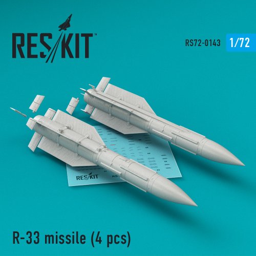 R-33 missile (4 pcs) (MiG-31)