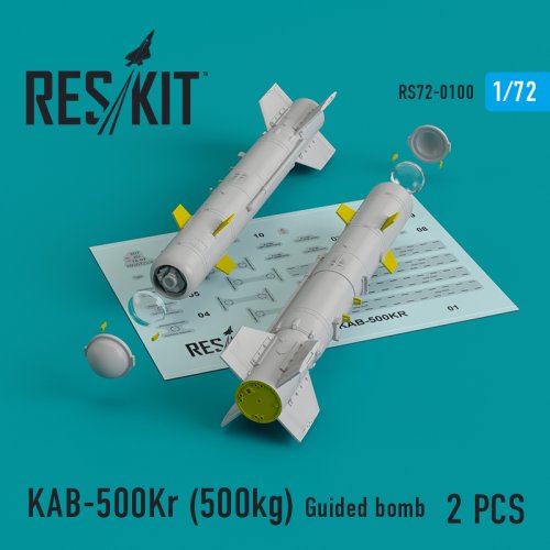 KAB-500Kr (500kg) Guided bomb (2 pcs)Su-24, Su-34, Su-30, Su-39, Mig-27, Yak-130)