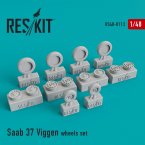  Saab 37 Viggen Wheels Set