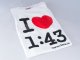     &quot;I love 1:43&quot; ( L) ( )