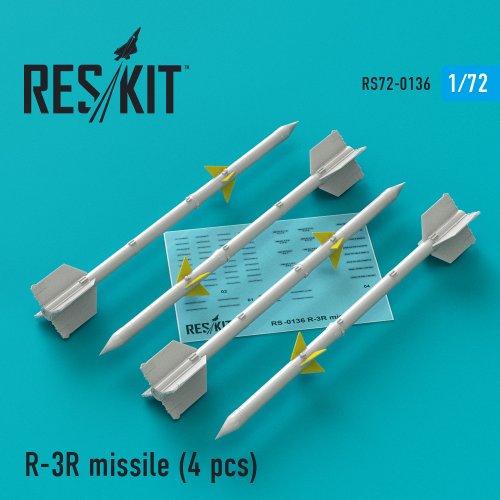 R-3R missile (4 pcs) (MiG-21, MiG-23)