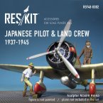 Japanese pilot and land crew